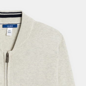 جيليه طويل بياقة من طراز...